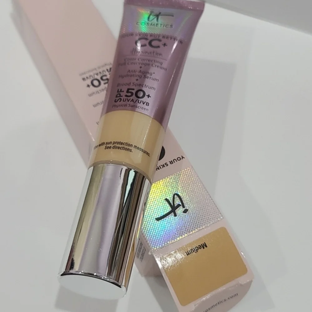 1/2 PRICE ✅ It Cosmetics CC+ Illumination SPF 50+ Anti-Aging ✨Exp 2026 NIB